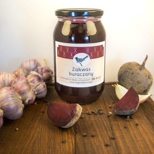 zakwas buraczany słoik